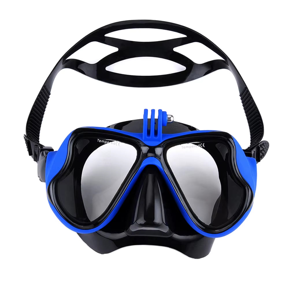 Professional Underwater Mask Camera Diving Mask Swimming Goggles Snorkel Scuba Diving Camera Holder for Gopro