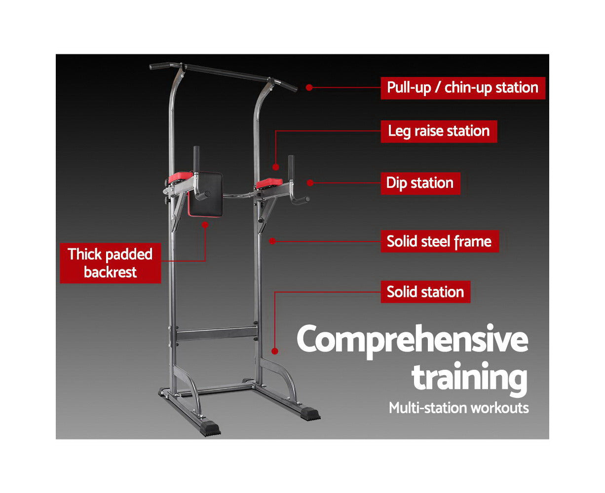 Weight Bench Chin up Tower Bench Press Home Gym Wokout 200Kg Capacity