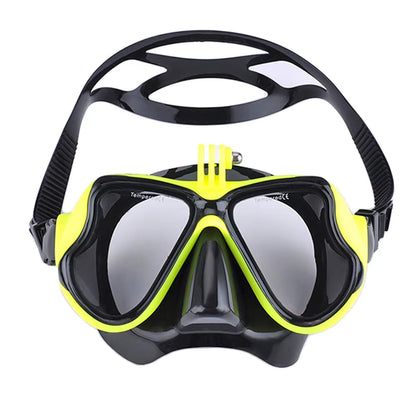 Professional Underwater Mask Camera Diving Mask Swimming Goggles Snorkel Scuba Diving Camera Holder for Gopro