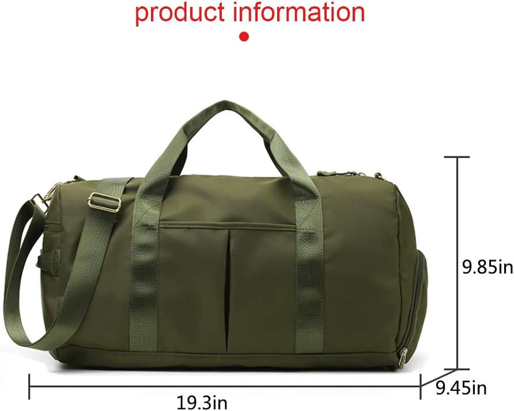 Sports Gym Bag with Shoe Bag Wet Bag Duffle Bag Waterproof Travel Bag