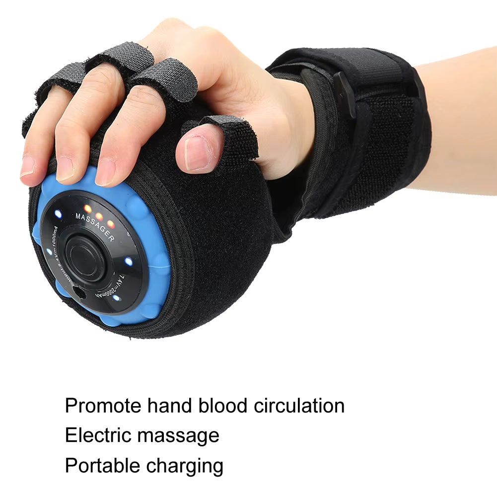 Finger Rehabilitation Training Exercise Tool Wrist Hand Vibration Massage Ball Stimulate Nerve for Stroke Hemiplegia Patient