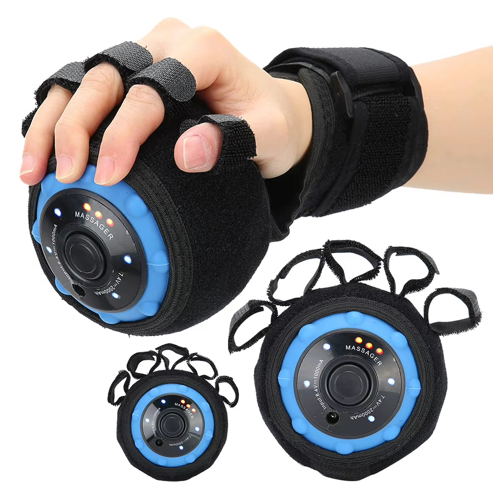 Finger Rehabilitation Training Exercise Tool Wrist Hand Vibration Massage Ball Stimulate Nerve for Stroke Hemiplegia Patient