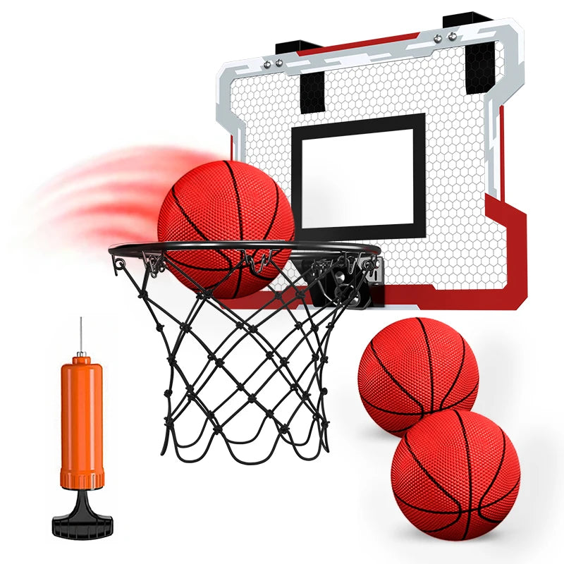 Outdoor Basketball Hoop for Kids Indoor Basketball Hoops,Mini Basketball Hoop with 3 Balls Toys for 3 4 5 6 7 8 9 10 11 12+ Year